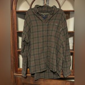 Woolrich plaid button down flannel shirt